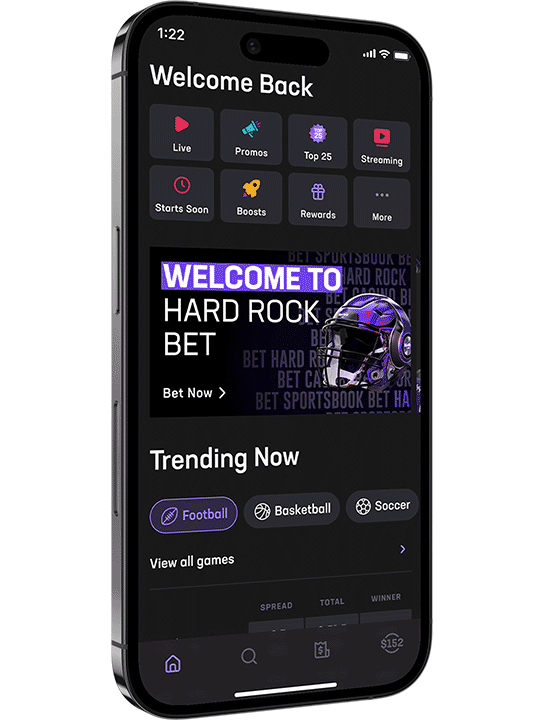 Hard Rock Bet Sportsbook App Screenshot
